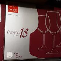 N° 2 set da 18 Calici Bormioli Rocco