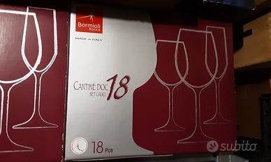 N° 2 set da 18 Calici Bormioli Rocco