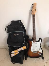Chitarra elettrica con Amplificatore