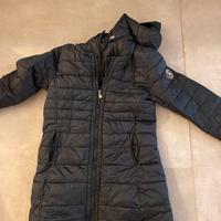 Due piumini donna nero e grigio taglia M/L