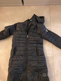 Due piumini donna nero e grigio taglia M/L