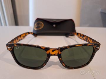 Ray-Ban bianchi e tartaruga 