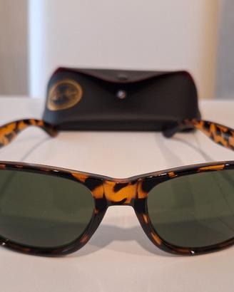 Ray-Ban bianchi e tartaruga 