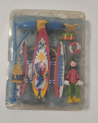 Disney - Set Pippo Windsurf e Accessori Mare Nuovo