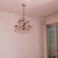 lampadario a gocce anni 50 