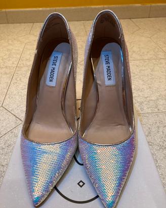 Scarpe Steve Madden Daisie Silver Sequins
