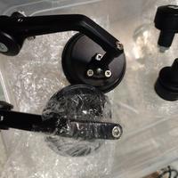 Coppia Specchietti Retrovisori Moto Universali 