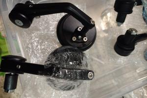 Coppia Specchietti Retrovisori Moto Universali 