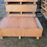 cassa in legno con coperchio bancale pallet giardi
