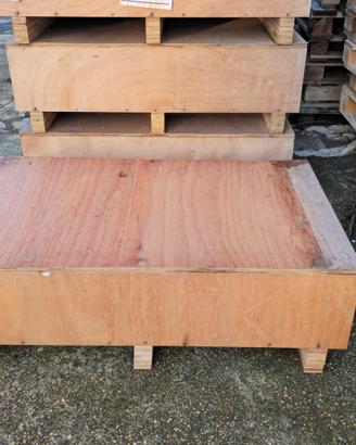 cassa in legno con coperchio bancale pallet giardi