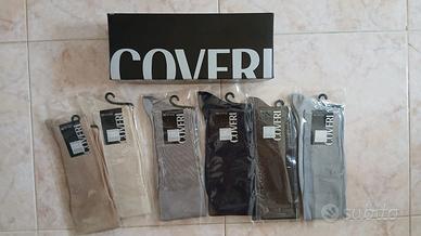 ENRICO COVERI 6 PAIA CALZA COTONE LUNGA UOMO