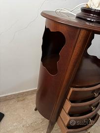 Comodino console arte povera