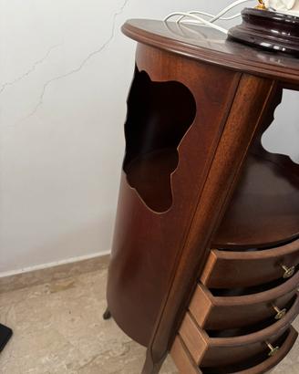 Comodino console arte povera