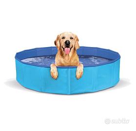 Piscina Pieghevole per Cani, Resistente 80x20 cm - Giardino e Fai da te In  vendita a Siracusa