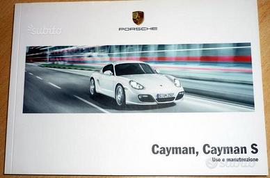 Porsche Cayman,libretto istruzioni ITA