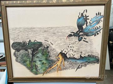 DIpinto quadro opera arte Marisa Gramola