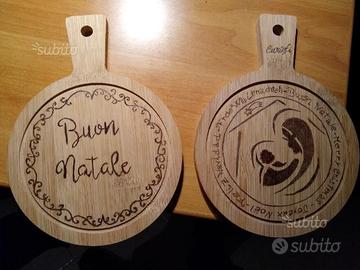 Pirografie su legno regali di natale