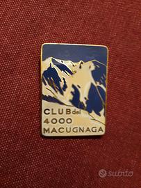 Distintivo Club dei 4000 di Macugnaga