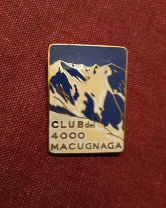 Distintivo Club dei 4000 di Macugnaga