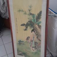 Quadro orientale dipinto a mano