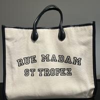 Shopper Rue Madam St Tropez canvas