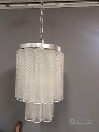 lampadario in vetro di murano venini 