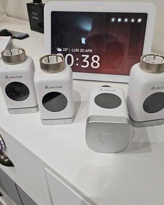 Valvole termostatiche wifi salcar Kit da 6 pz. 