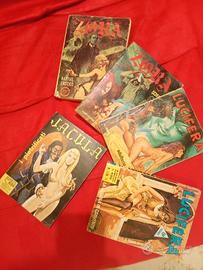 lotto 5 fumetti horror erotic Vintage anni 70 e 80