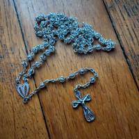 Rosario antico argento 800 in filigrana