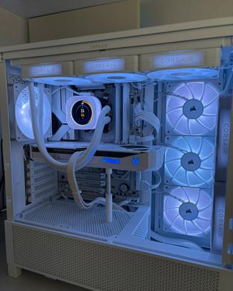 PC gaming assemblato full white