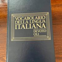 Vocabolario lingua italiana Devoto Oli