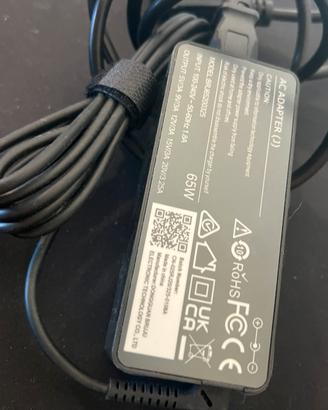 Alimentatore USB-C 65W per notebook HP