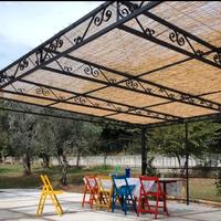 Grande gazebo / tettoia  in ferro. SOLIDISSIMO 