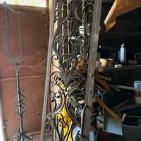 Porta in ferro battuto a mano firmata - Anno 1977