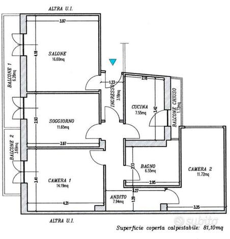 Appartamento via alagon angolo via alghero