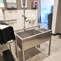 lavatoio professionale più lavamani inox usato