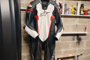 Tuta Intera in Pelle Alpinestars Missile Tech-Air 