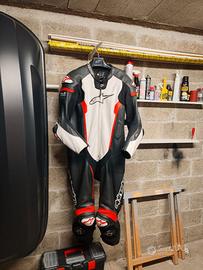 Tuta Intera in Pelle Alpinestars Missile Tech-Air 