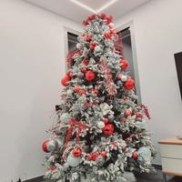 Albero di Natale foresta innevato altezza  240 cm