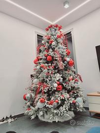 Albero di Natale foresta innevato altezza  240 cm