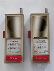 Cosmic set 2 walkie talkies vintage anni 70