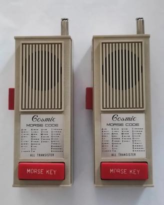 Cosmic set 2 walkie talkies vintage anni 70