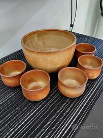 Set macedonia in terracotta