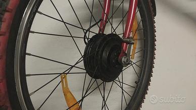 bicicletta convert. in elettrica guasta x ricambi