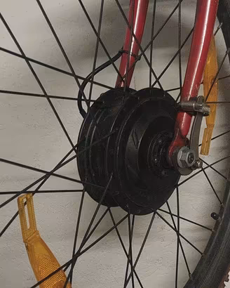 bicicletta convert. in elettrica guasta x ricambi