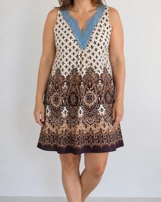 Abito mini Jaune Rouge taglia M boho
