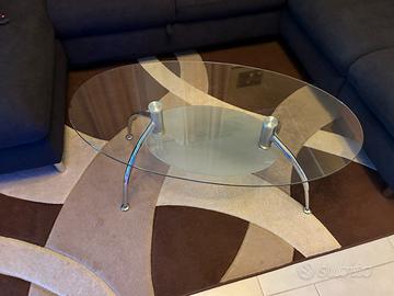 Tavolo da soggiorno vetro