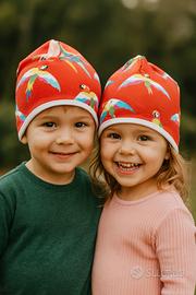 Il retto cappello Gallo bambino bambina nuovo