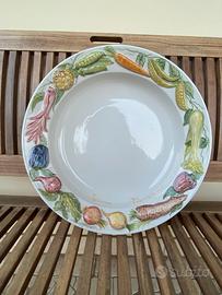 Piatto decorativo rustico ceramica Bassano