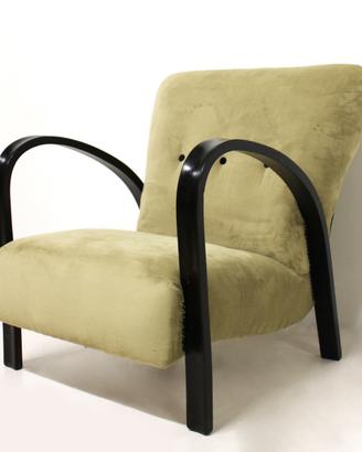 Poltrona Dèco - 1930 - velluto verde